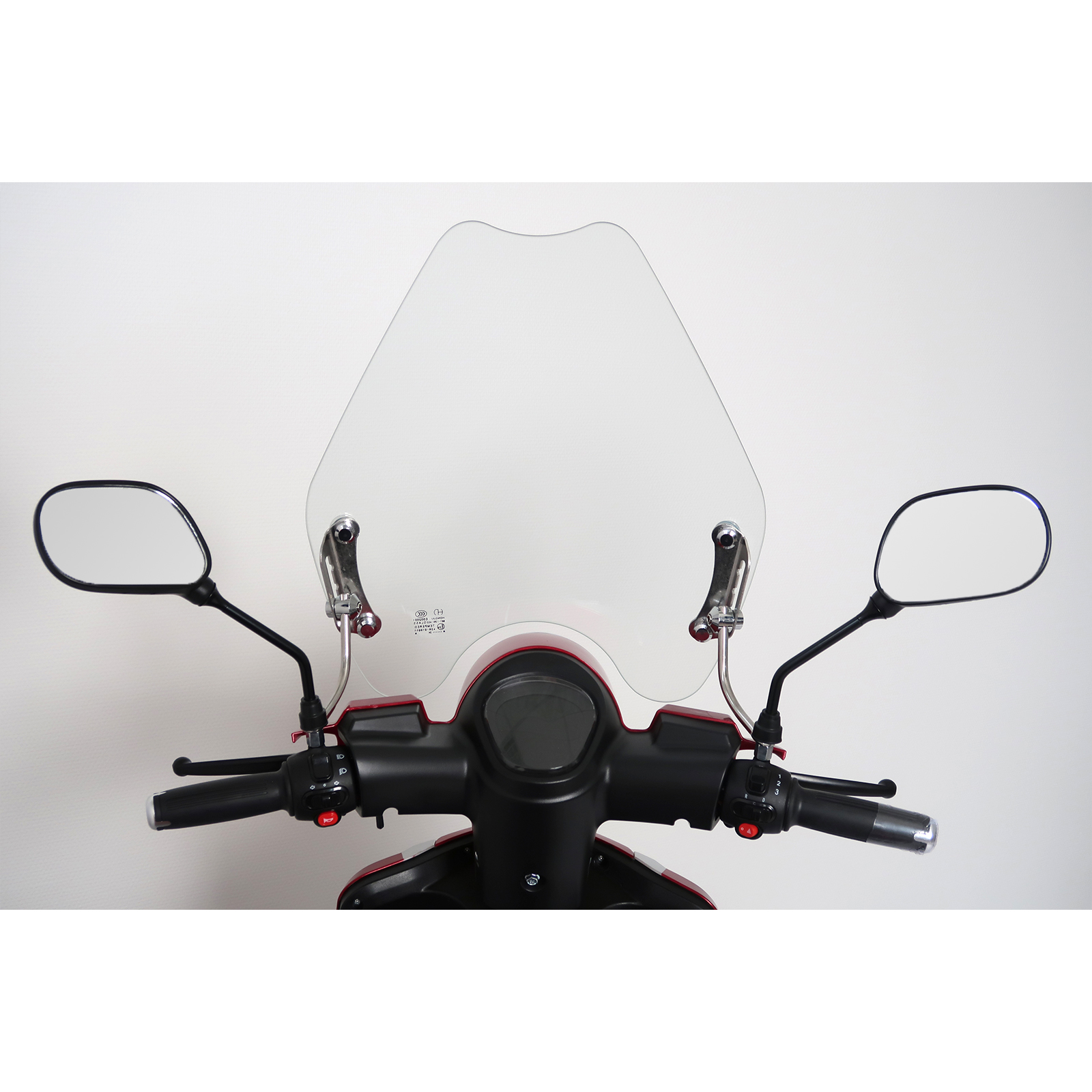 Rolektro nachrüstbare Windschutzscheibe inkl. Halterung